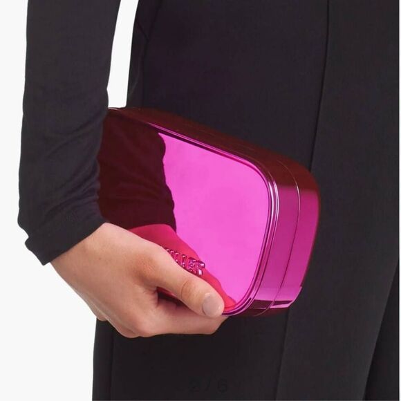 NWT Simon Miller Metallic Pink Pill Clutch - Picture 2 of 6